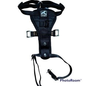 Kurgo Enhanced Strength Tru-Fit Dog Car/ Walking Harness Black Size: Medium